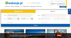 Desktop Screenshot of ewakacje.pl